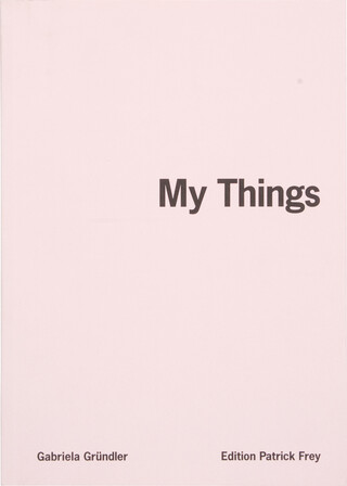My Things My Things – book cover closed